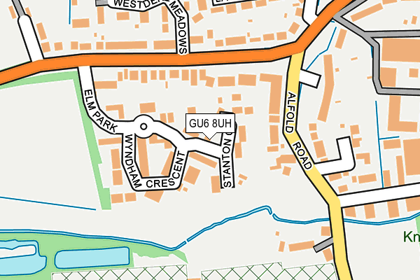 GU6 8UH map - OS OpenMap – Local (Ordnance Survey)