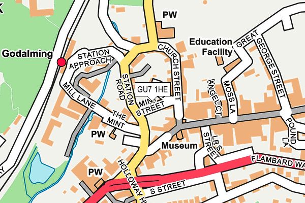 Map of THE PILATES FOUNDRY LIMITED at local scale