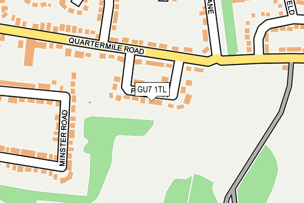 GU7 1TL map - OS OpenMap – Local (Ordnance Survey)