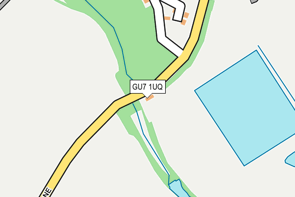 GU7 1UQ map - OS OpenMap – Local (Ordnance Survey)