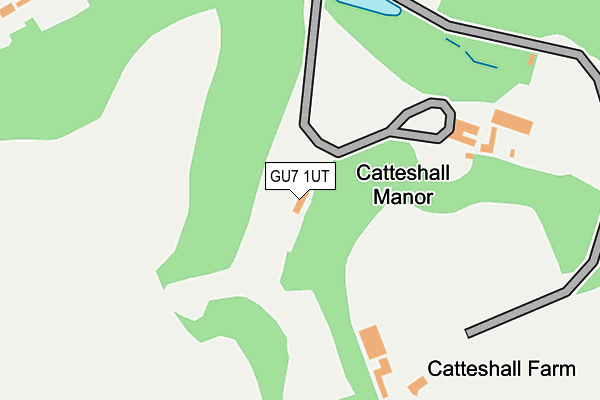GU7 1UT map - OS OpenMap – Local (Ordnance Survey)