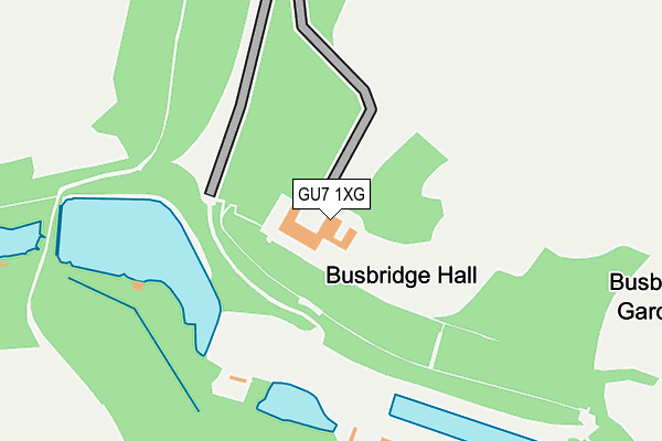 GU7 1XG map - OS OpenMap – Local (Ordnance Survey)