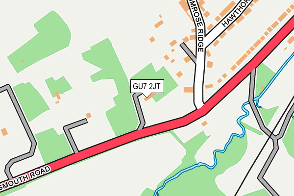GU7 2JT map - OS OpenMap – Local (Ordnance Survey)