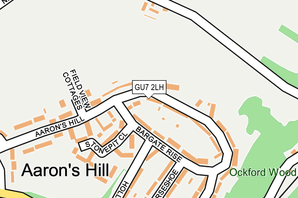 GU7 2LH map - OS OpenMap – Local (Ordnance Survey)