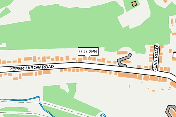 GU7 2PN map - OS OpenMap – Local (Ordnance Survey)