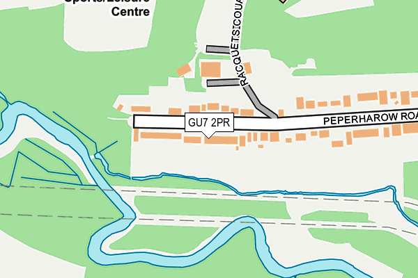 GU7 2PR map - OS OpenMap – Local (Ordnance Survey)