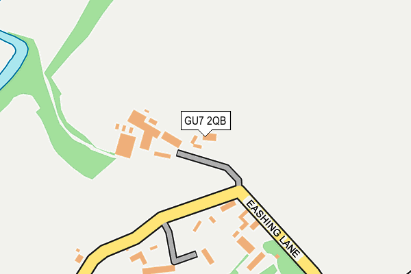 GU7 2QB map - OS OpenMap – Local (Ordnance Survey)
