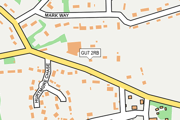 GU7 2RB map - OS OpenMap – Local (Ordnance Survey)