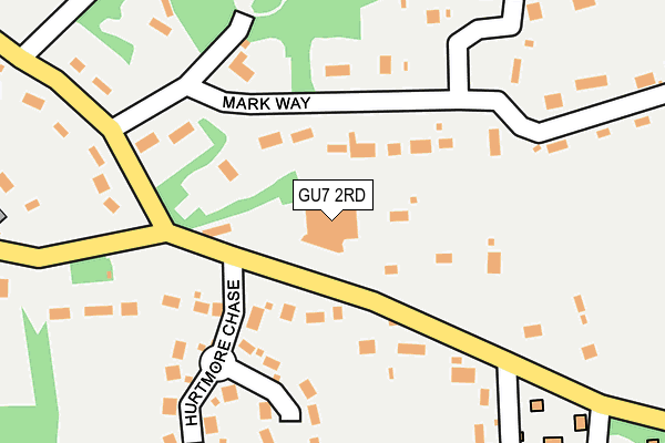 GU7 2RD map - OS OpenMap – Local (Ordnance Survey)