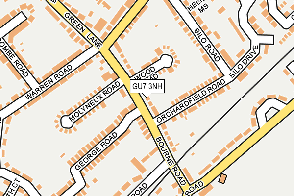 GU7 3NH map - OS OpenMap – Local (Ordnance Survey)