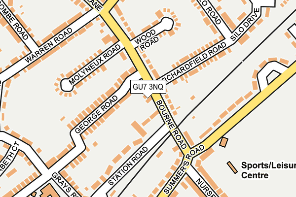 GU7 3NQ map - OS OpenMap – Local (Ordnance Survey)