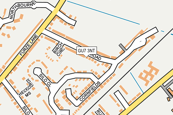 GU7 3NT map - OS OpenMap – Local (Ordnance Survey)