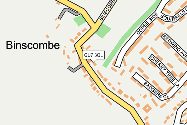 GU7 3QL map - OS OpenMap – Local (Ordnance Survey)