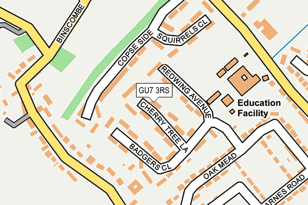 GU7 3RS map - OS OpenMap – Local (Ordnance Survey)