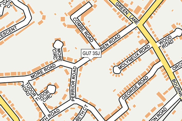 GU7 3SJ map - OS OpenMap – Local (Ordnance Survey)