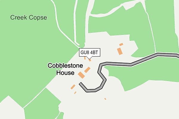 GU8 4BT map - OS OpenMap – Local (Ordnance Survey)