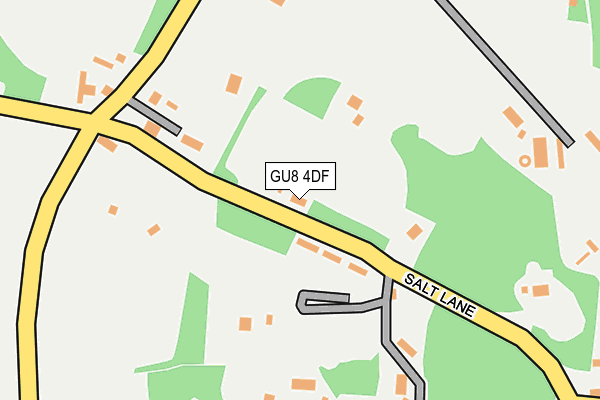GU8 4DF map - OS OpenMap – Local (Ordnance Survey)