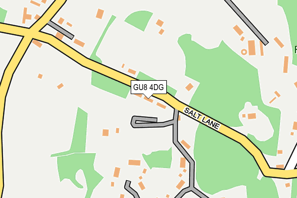 GU8 4DG map - OS OpenMap – Local (Ordnance Survey)