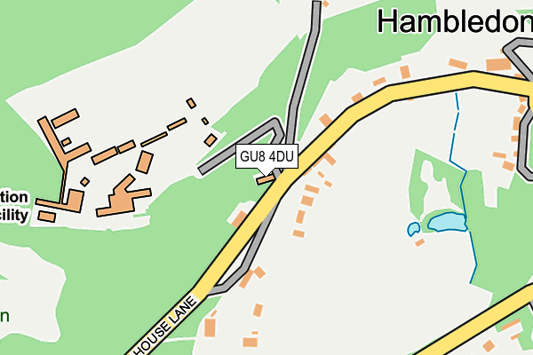 GU8 4DU map - OS OpenMap – Local (Ordnance Survey)