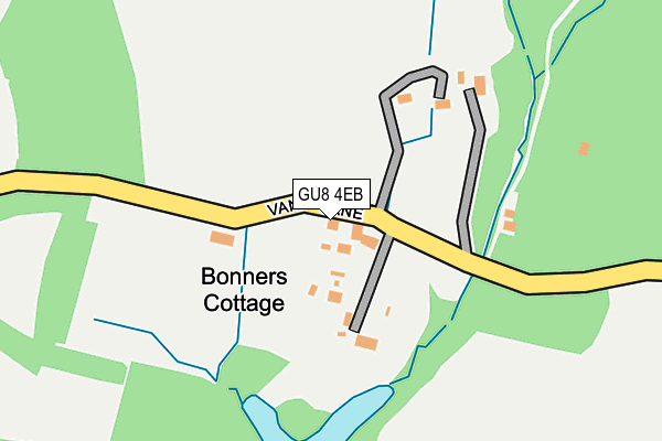 GU8 4EB map - OS OpenMap – Local (Ordnance Survey)