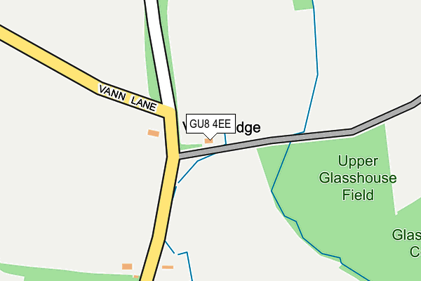 GU8 4EE map - OS OpenMap – Local (Ordnance Survey)