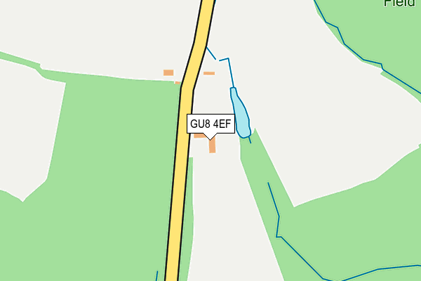 GU8 4EF map - OS OpenMap – Local (Ordnance Survey)