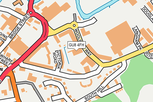 GU8 4FH map - OS OpenMap – Local (Ordnance Survey)