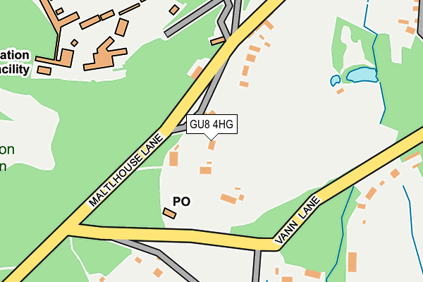GU8 4HG map - OS OpenMap – Local (Ordnance Survey)