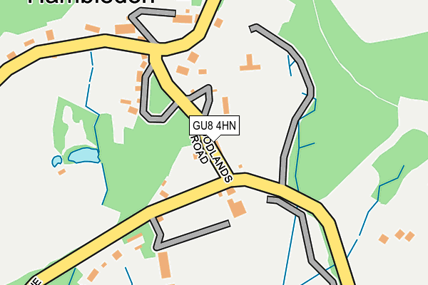 GU8 4HN map - OS OpenMap – Local (Ordnance Survey)