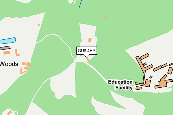 GU8 4HP map - OS OpenMap – Local (Ordnance Survey)