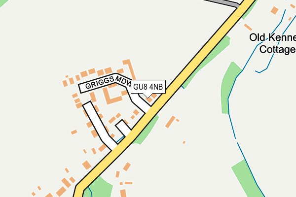 GU8 4NB map - OS OpenMap – Local (Ordnance Survey)