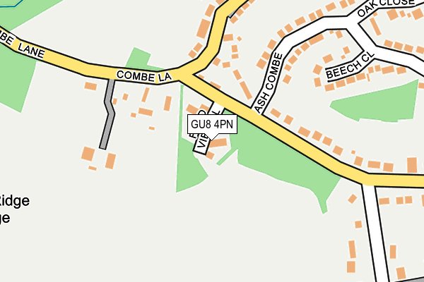 GU8 4PN map - OS OpenMap – Local (Ordnance Survey)