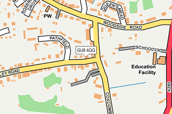 GU8 4QG map - OS OpenMap – Local (Ordnance Survey)