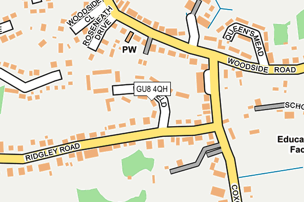 GU8 4QH map - OS OpenMap – Local (Ordnance Survey)