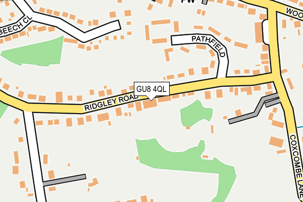 GU8 4QL map - OS OpenMap – Local (Ordnance Survey)