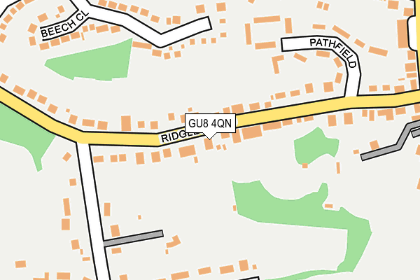 GU8 4QN map - OS OpenMap – Local (Ordnance Survey)