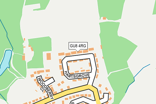 GU8 4RG map - OS OpenMap – Local (Ordnance Survey)
