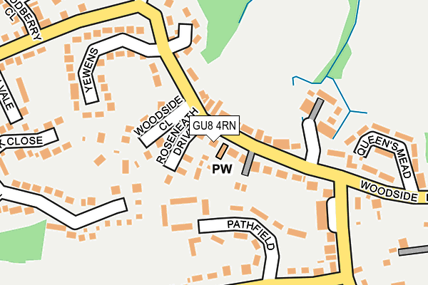 GU8 4RN map - OS OpenMap – Local (Ordnance Survey)