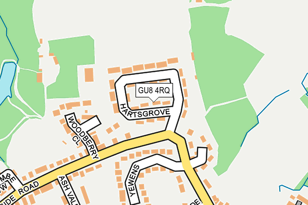 GU8 4RQ map - OS OpenMap – Local (Ordnance Survey)