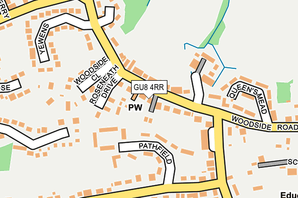 GU8 4RR map - OS OpenMap – Local (Ordnance Survey)