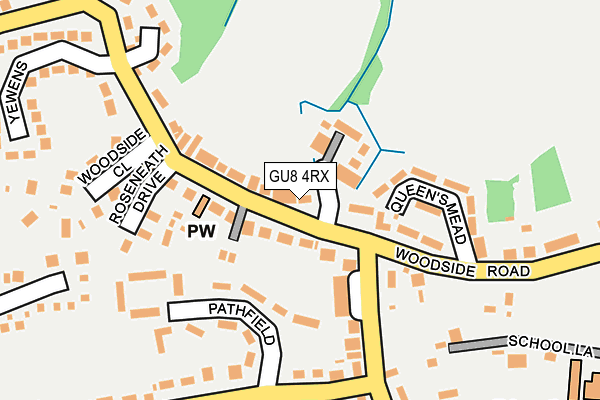 GU8 4RX map - OS OpenMap – Local (Ordnance Survey)