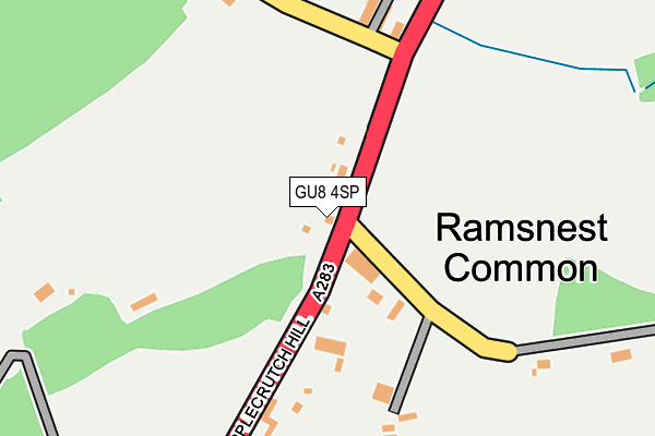 GU8 4SP map - OS OpenMap – Local (Ordnance Survey)