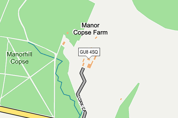 GU8 4SQ map - OS OpenMap – Local (Ordnance Survey)