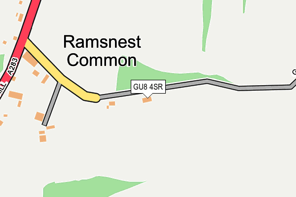 GU8 4SR map - OS OpenMap – Local (Ordnance Survey)