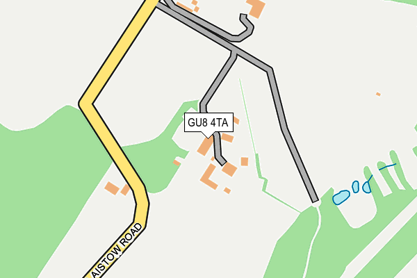 GU8 4TA map - OS OpenMap – Local (Ordnance Survey)