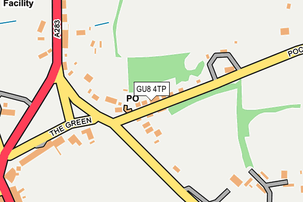 GU8 4TP map - OS OpenMap – Local (Ordnance Survey)