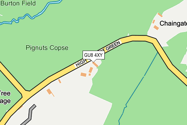 GU8 4XY map - OS OpenMap – Local (Ordnance Survey)