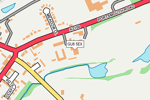 GU8 5EX map - OS OpenMap – Local (Ordnance Survey)