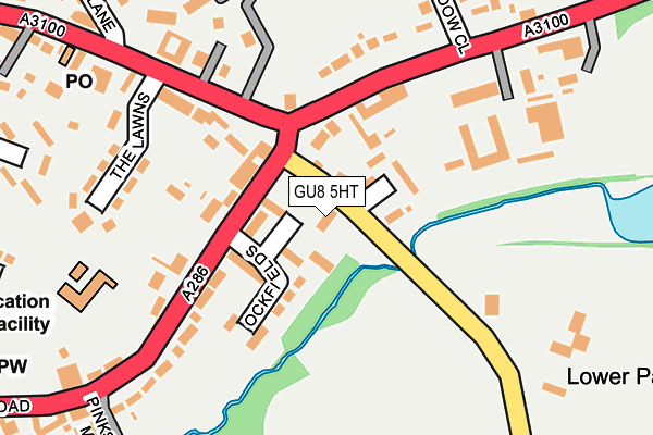GU8 5HT map - OS OpenMap – Local (Ordnance Survey)