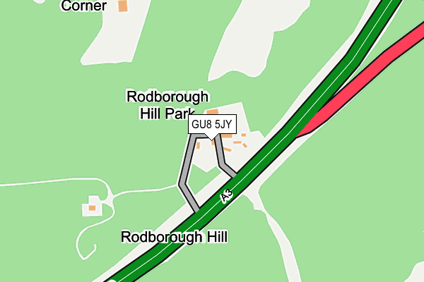 GU8 5JY map - OS OpenMap – Local (Ordnance Survey)